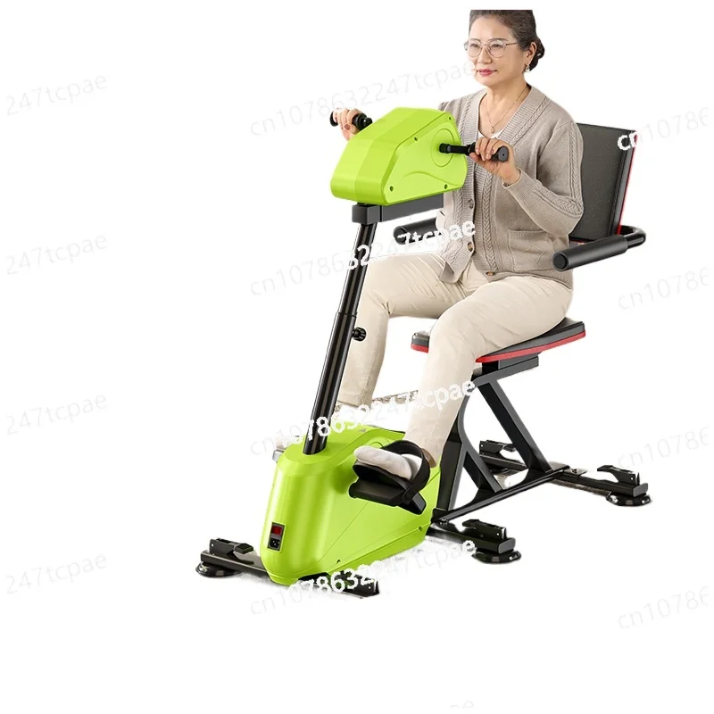 Electric bicycle household elderly fitness training household exercise upper and lower limb rehabilitation machine