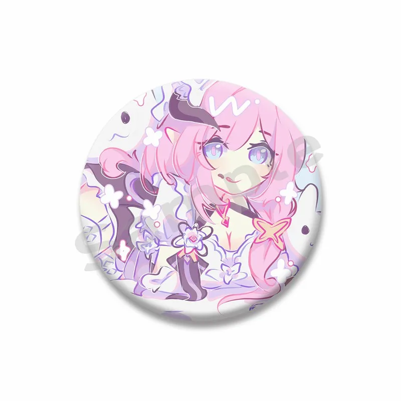 ผลกระทบ Honkai 3rd เคลือบ Pins การ์ตูนไอคอน Badge รอบเข็มกลัดกระเป๋าเป้สะพายหลังเสื้อผ้าเครื่องประดับแฟนของขวัญ