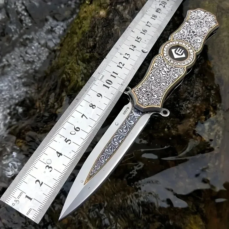 

BAKULI-Portable Pocket Knife, Outdoor High Quality Pocket Knife, Multifunctional Folding Knife, Portable Mini Fruit Knife