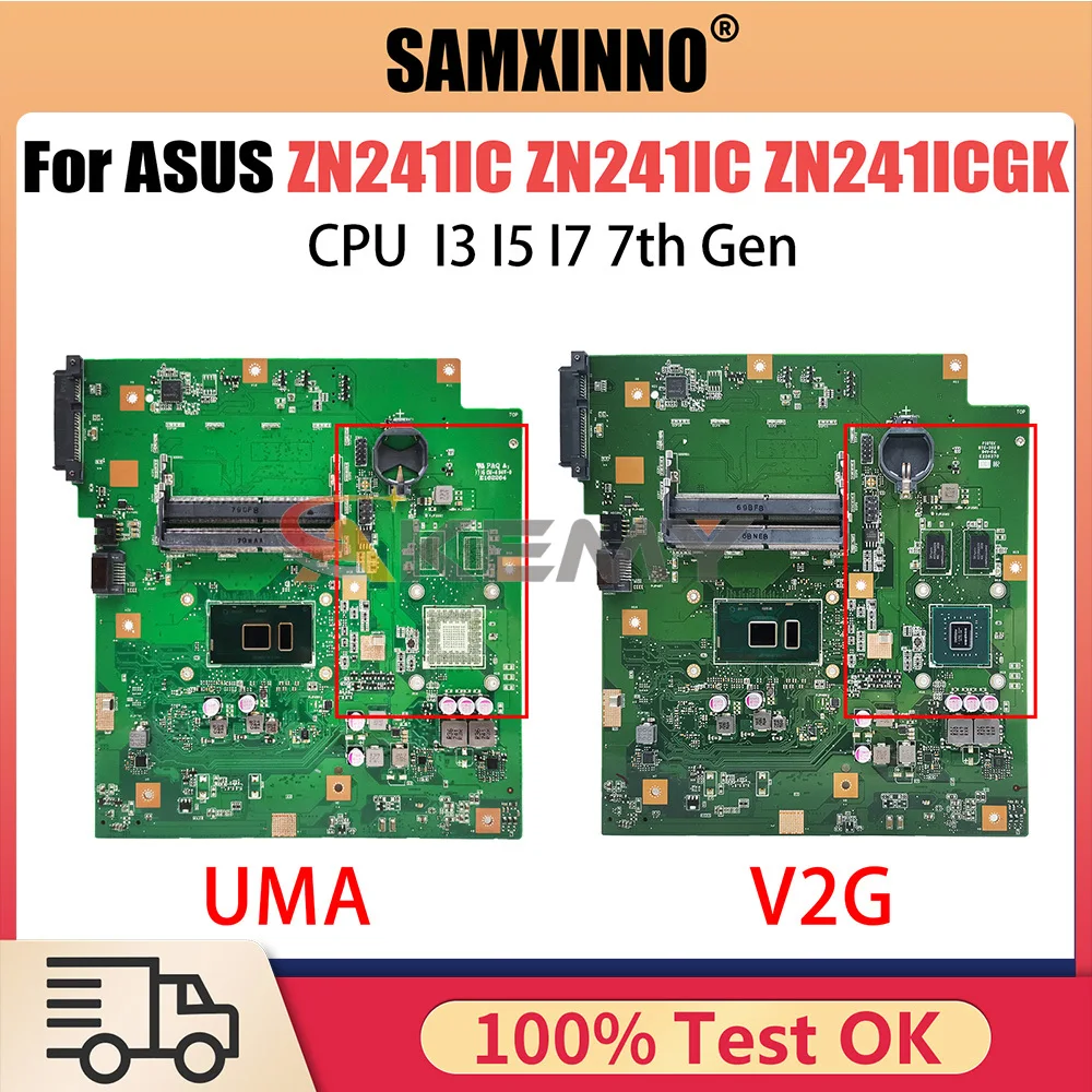 

ZN241IC Notebook Motherboard For ASUS Zen AiO ZN241IC ZN241ICGK all in one Machine With I3 I5 I7 7th Gen CPU 940MX Fully Test