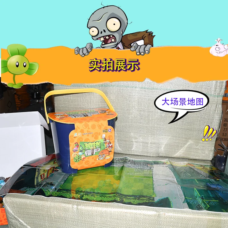 18 stks Rolplanten Vs. Zombies 2 Pvz Speelgoed Volledige Set Jongens Verjaardagscadeautjes Pea Shooter Kinderpoppen Action Figure Model Aanwezig