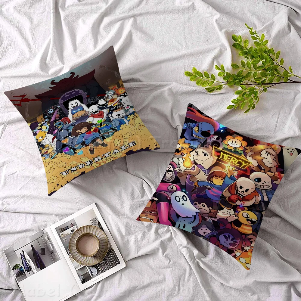 Anime Game Undertale Pillowcase Toon Gift Cushion Cover Bedroom Home Sofa Chair Seat Decor Pillow Case