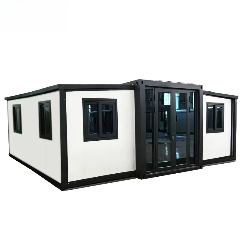 Container Mobile House 20ft Prefab Foldable Expandable Portable Modern Breathable Insulated Steel for Gym Apartment Customized