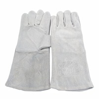 1 Pair Welding Gloves Soft Sensitive Gloves Single/double Layer Cowhide Cuff High Quality Welding Gloves Welder Gloves