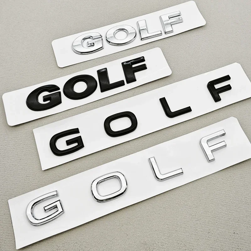 

3D-эмблема из АБС-пластика с логотипом Golf, буквы-значки для Volkswagen VW Golf 4 5 6 7 8 MK4 MK5 MK6 MK7 MK8, наклейка на задний багажник автомобиля, аксессуары