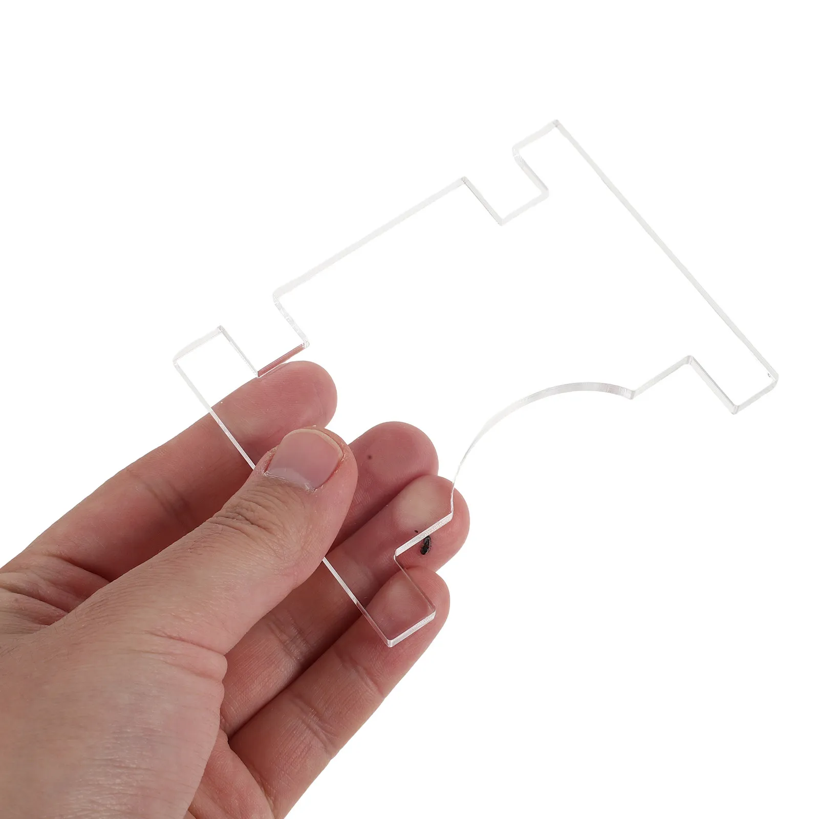 4Pcs Furniture Spacers Clear Wall Protector Couch Bed Stopper Sofa Guard Acrylic Adjustable Hardwood Floor Couch Bed Stopper