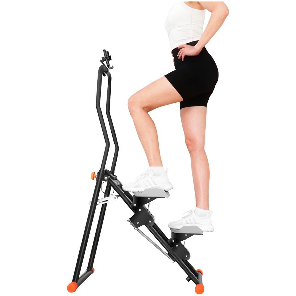 Silent Multifunctional Collapsible In-Place Stepper New Home Exercise Fitness Climbing Machine Stair Climber Manual Operation