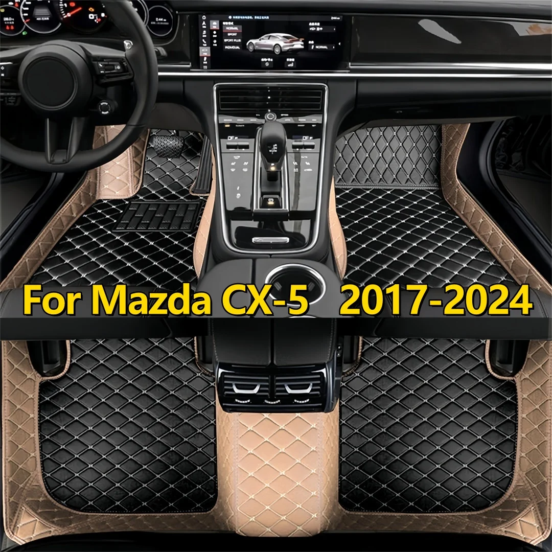 Car Floor Mats Fit For Mazda CX-5 CX5 CX 5 MK2 2024 2023 2022 2021 2020 2019 2018 2017 All Weather Waterproof Car Floor Mats