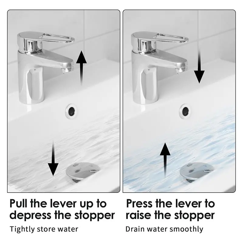 T19C Drain Repair Kit Bathroom Pop-Up Center Assembly Replacement Pop-Up Center Assembly