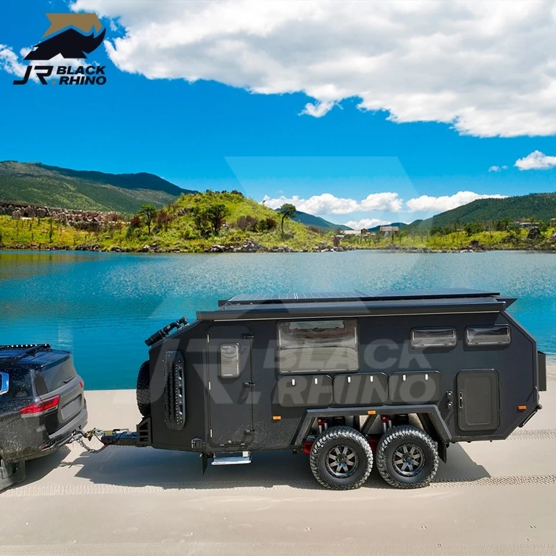 Australian Standard Hybrid Camper Trailer Rv Trailer Australian Customization Luxury off Road Travel Trailer for Outdoor Camping