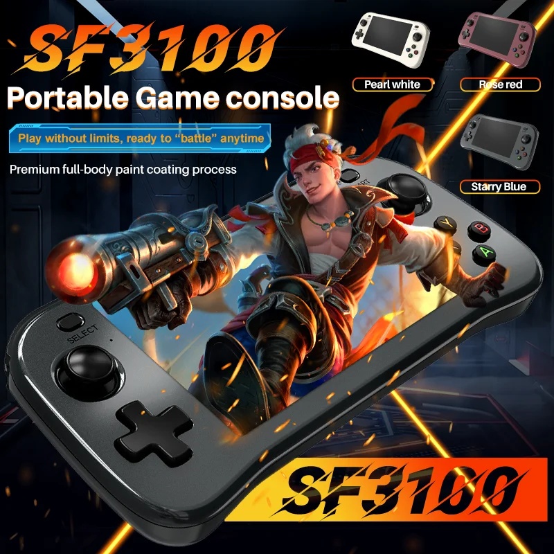 SF3100 Retro Handheld Videogam - Gaming Console Youtube recensie en prijs