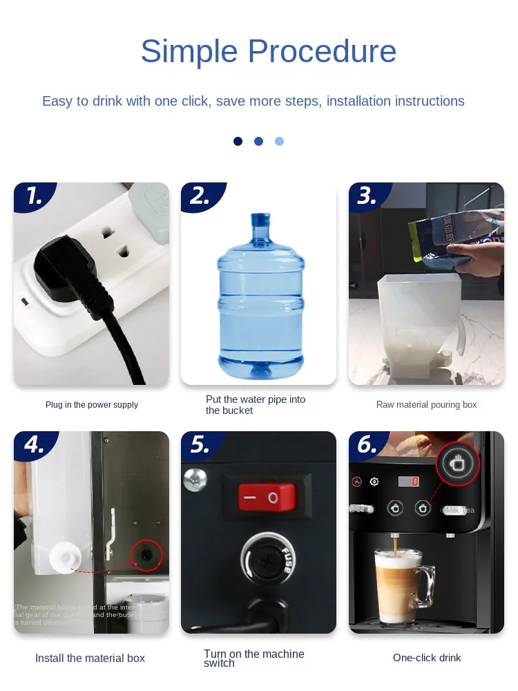 ZC Automatic Instant Coffee Machine Commercial Coffee Milk Tea All-in-One Machine Office Self-Service Drinking Machine