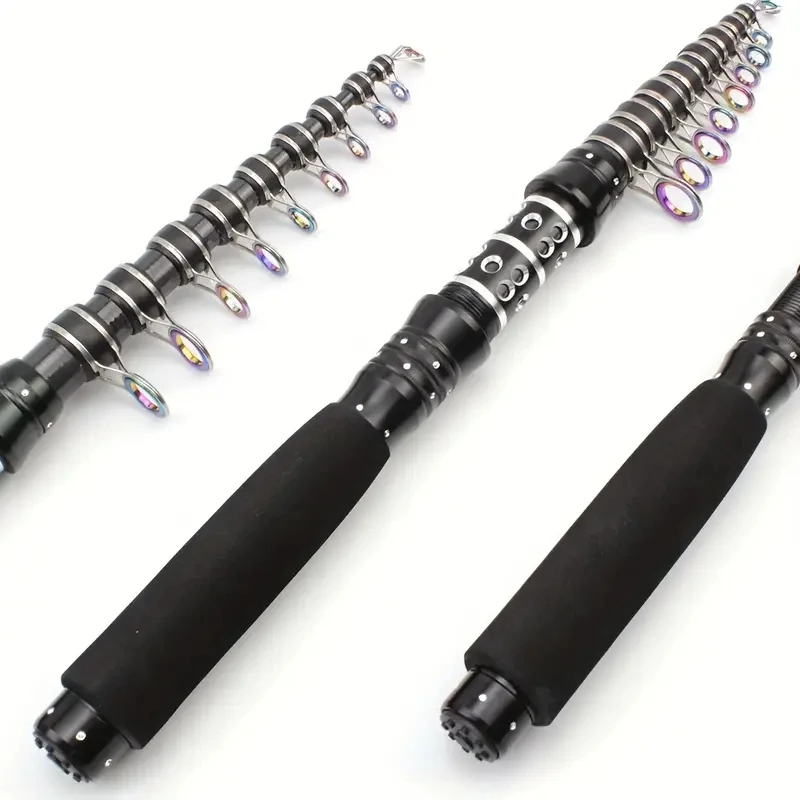 1.5M-3.0M Carbon Portable Travel Mini Length Telescopic Fish Rod Spinning Rod Carp Trout Bass Rod Sea Ocean Fishing Rods