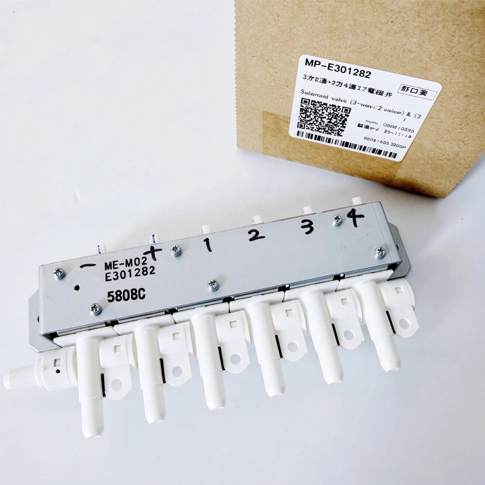 Original 3-Way 2-Port 2-Way 4-Port Air Solenoid Valve for Mimaki UJF-3042MKII UJF-6042MKII E301282