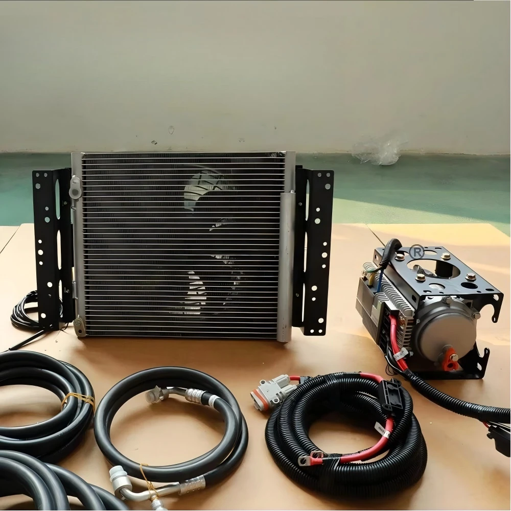 Large Capacity 12v Battery AC System AC.161.080.01 Cabin 24v Car RV Electric Roof Integrated Parking Truck Air Conditioning