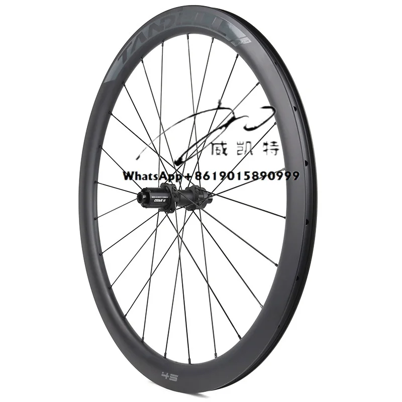 

Bike Wheels Full Carbon Fiber Bike 45mm 700C Wheelset Cheap Price Disc Brakes Road Bike Wheels