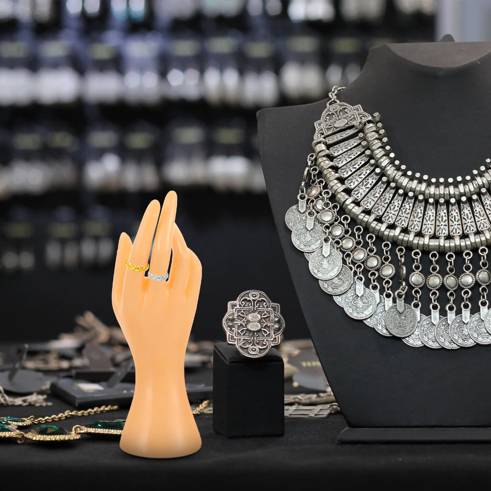 

Mannequin Hand for Display Jewelry Plastic Female Shaped Holder Decorative