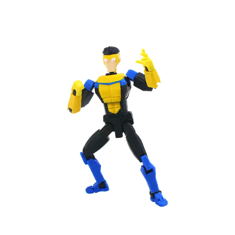 3D Printed New Versatile Invincible Mark Comic Color Articulated Movable Action Figure Collectible Model Toy