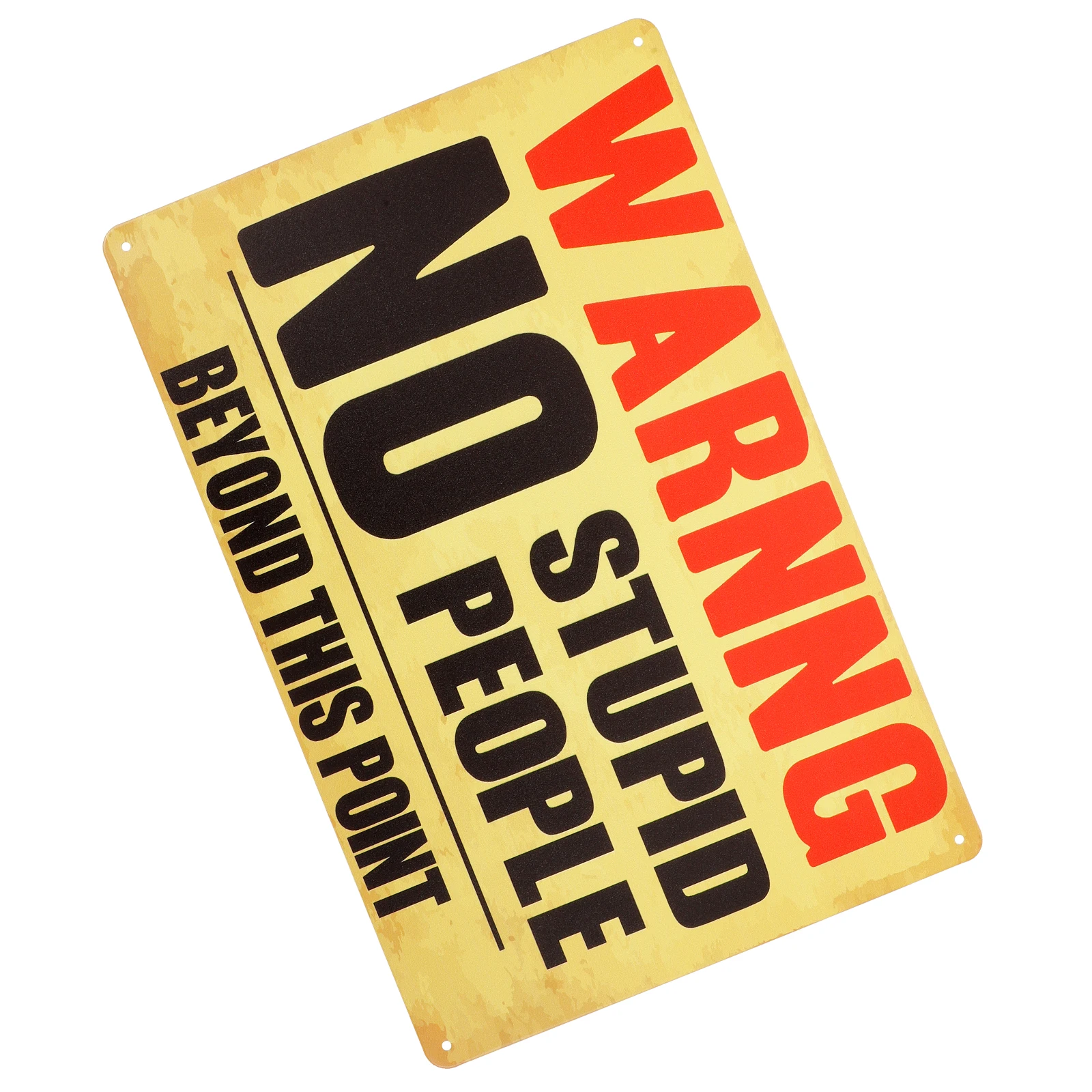 

Vintage Tin Painting Decoration Security Yard Sign Courtyard Warning Garden Display Signs Iron Plate Decorative Outdoor