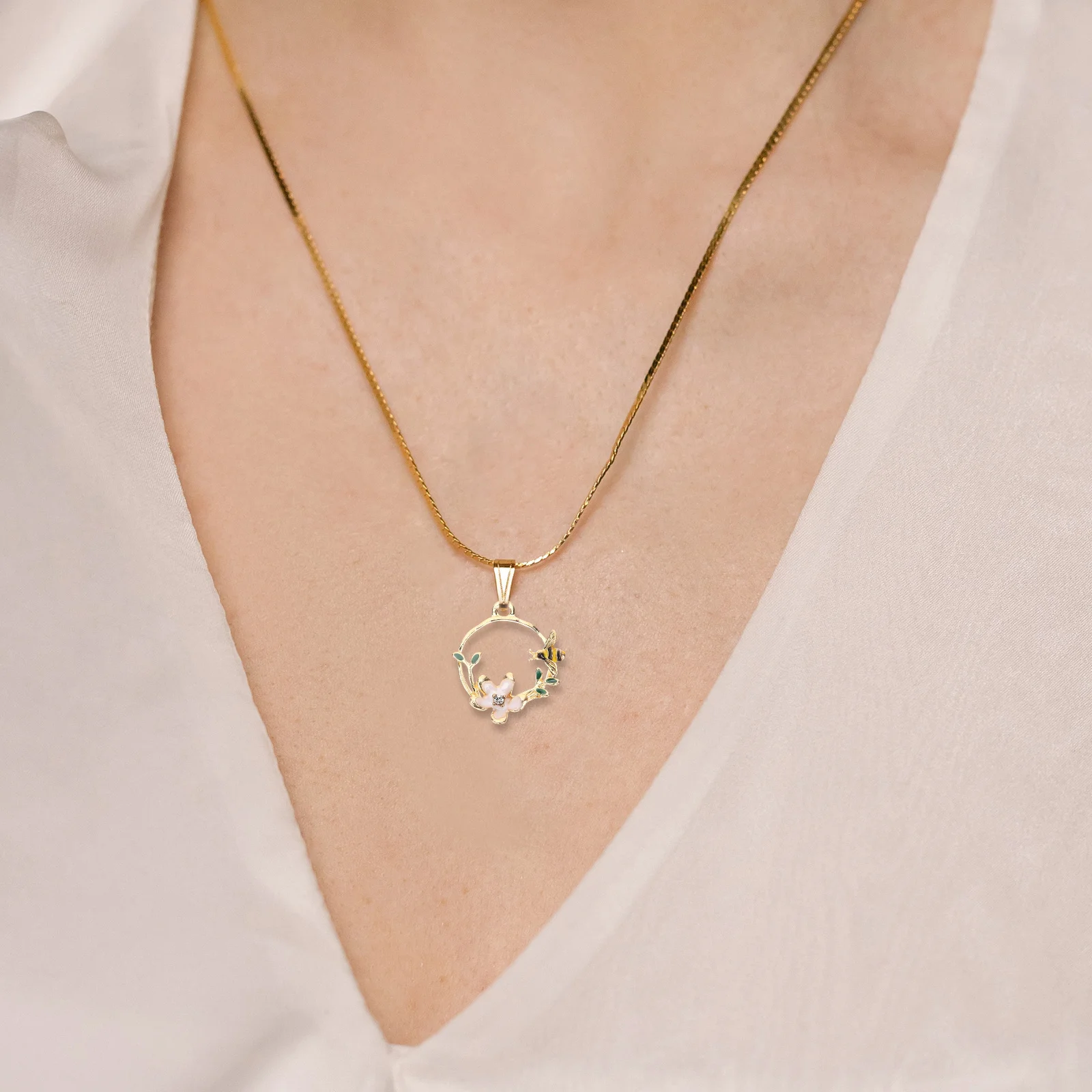 

20 шт., подвески для ювелирных изделий, божья коровка, пчелиный цветок, сделай сам, подвесные аксессуары для ожерелья, браслета, серег, брелок для изготовления цветочных подвесок