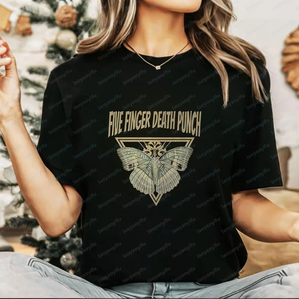 Five Finger Death Punch - Classic Sports T-Shirt - Fashionable, Unique, Fun and Crazy Shirt - Suitable for Both Men and Women