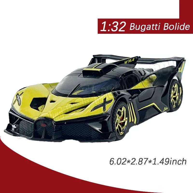 1:32 Bugatti GT La Voiture Noire Divo Alloy Car Model Children's Toy Living Room Decoration Sports Diecast Model Car Collection