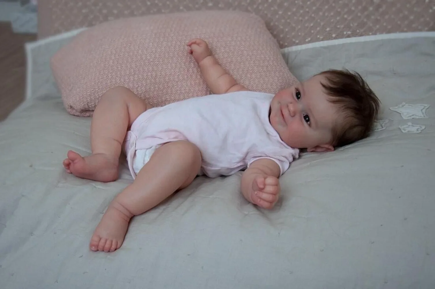 20Inch siSmulation Doll Maddie 3DPainted, Hand Drawn, Handmade Hair Roots, Real and Soft, Children'sCompanion Gift