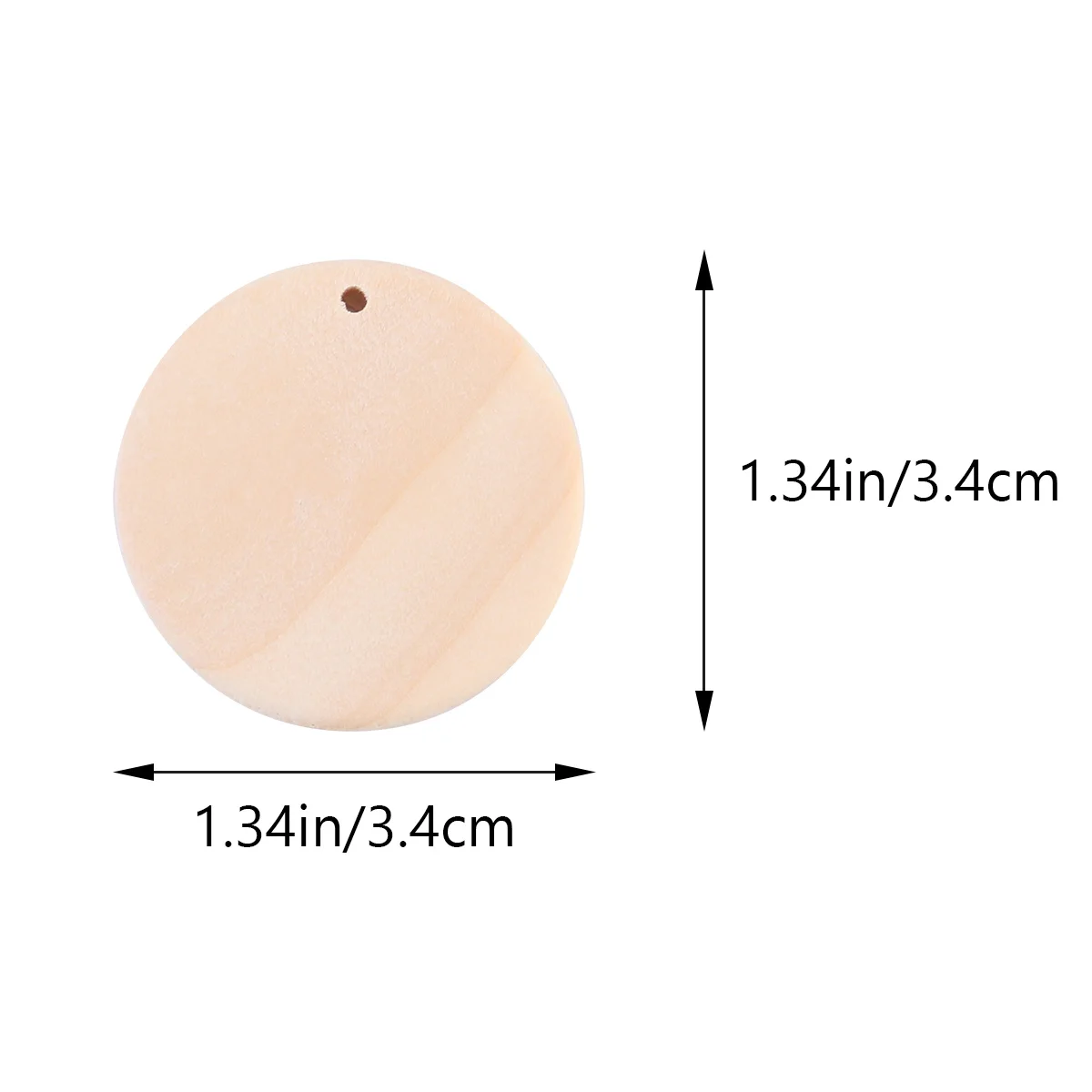 50pcs Wooden Earring Making Supplies Round 35Mm Diy Jewelry Crafting Accessories For Women Charms Pendants Jump Rings Jewelry
