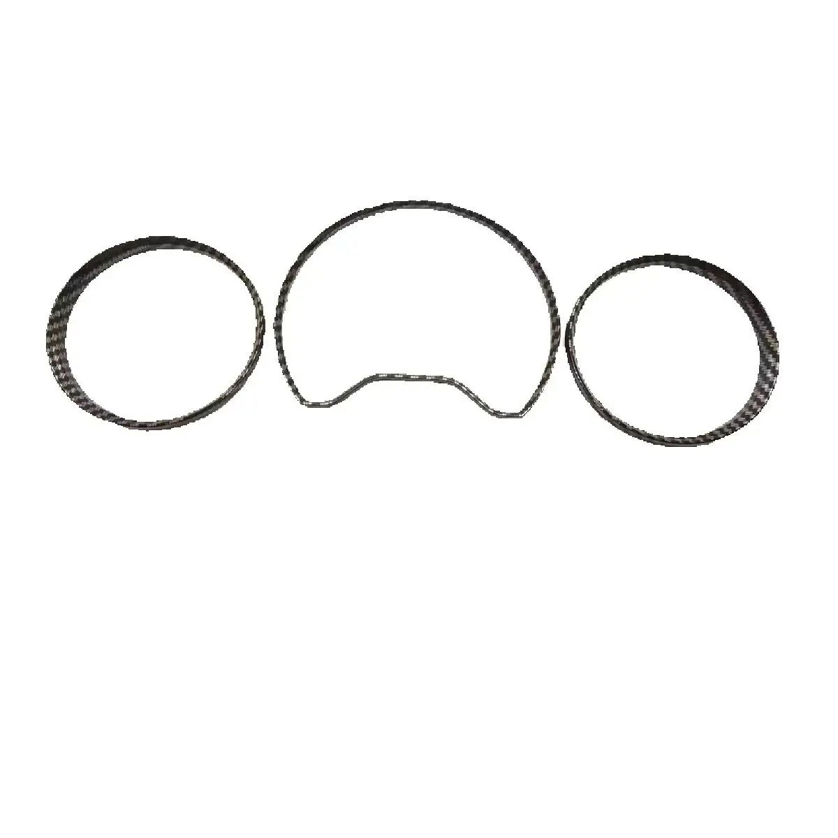 

Carbon Fiber Gloss Styling Dashboard Gauge Ring For for Mercedes Benz W210 1995-1999 W202 1997-2001