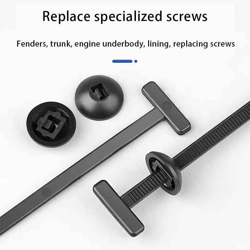 Self-locking Plastic Nylon Tie Black Fastening Strap Cable-Tie-Set Cable Zip Tie Fastening Ring Zip Wraps Strap Tie