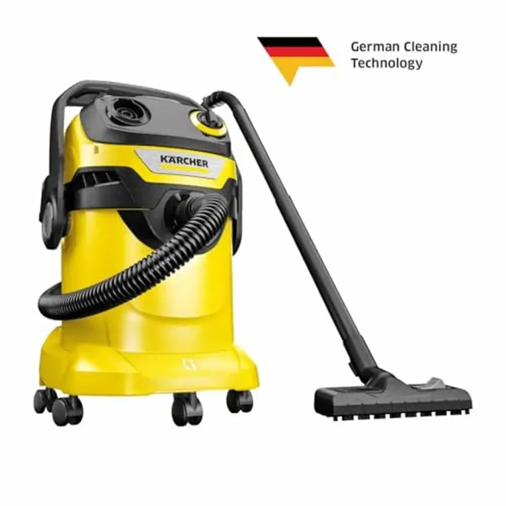 Powerful 1100W Wet/Dry Vacuum Cleaner Blowing Function 25L Tank 2.2m Hose Home/Garage/Car Cleaning Flat Filter & Accessories