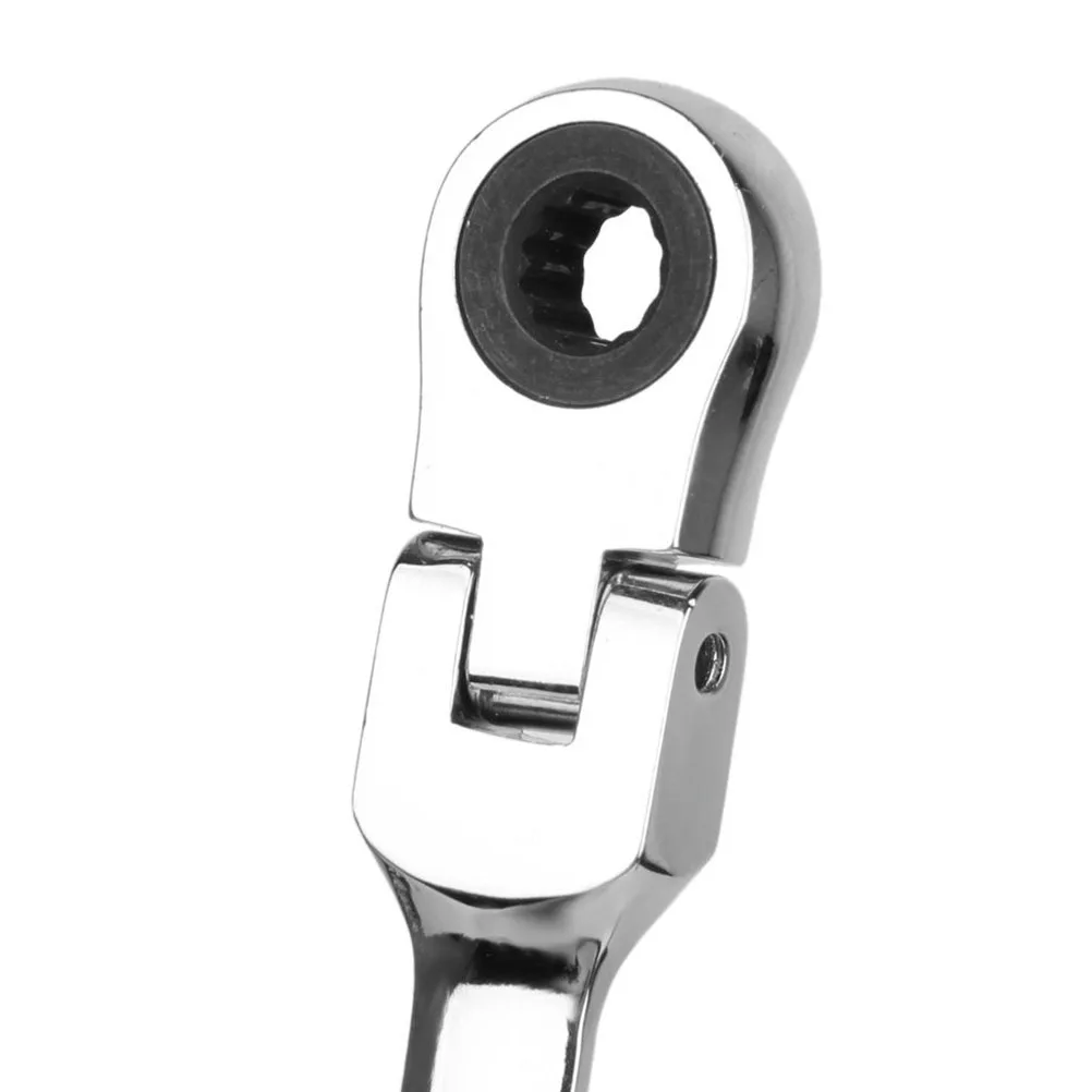

8mm Wrench Spanner Flexible Head Ratchet Combination Vanadium Steel 45 48 Hard Durable Home Factory Use Socket Plum Blossom