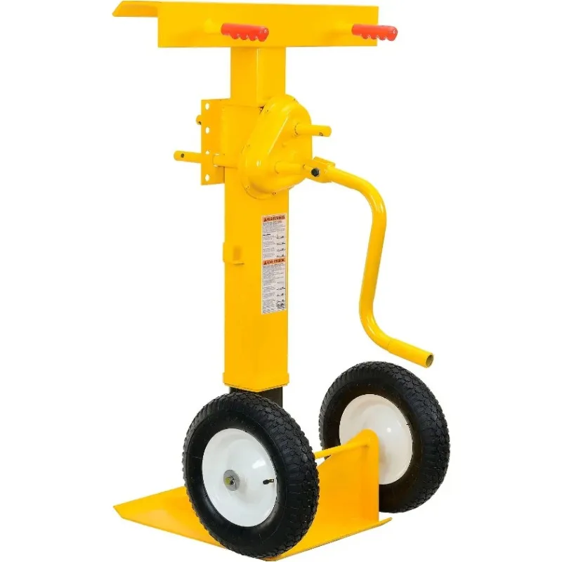 TJ80 Manual Trailer Truck Lifting Jack and Support Stand Hand Crank Lift System