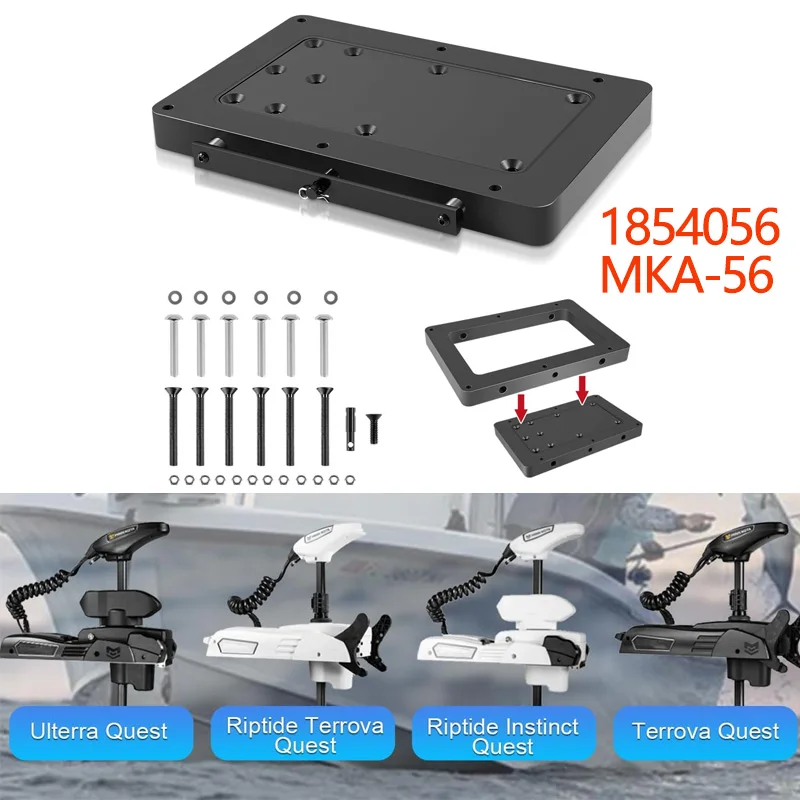 

1854056 MKA-56 Quick Release Bracket Fit for Minn Kota Riptide Instinct, Ulterra, Riptide Terrova, Terrova QUEST Trolling Motor