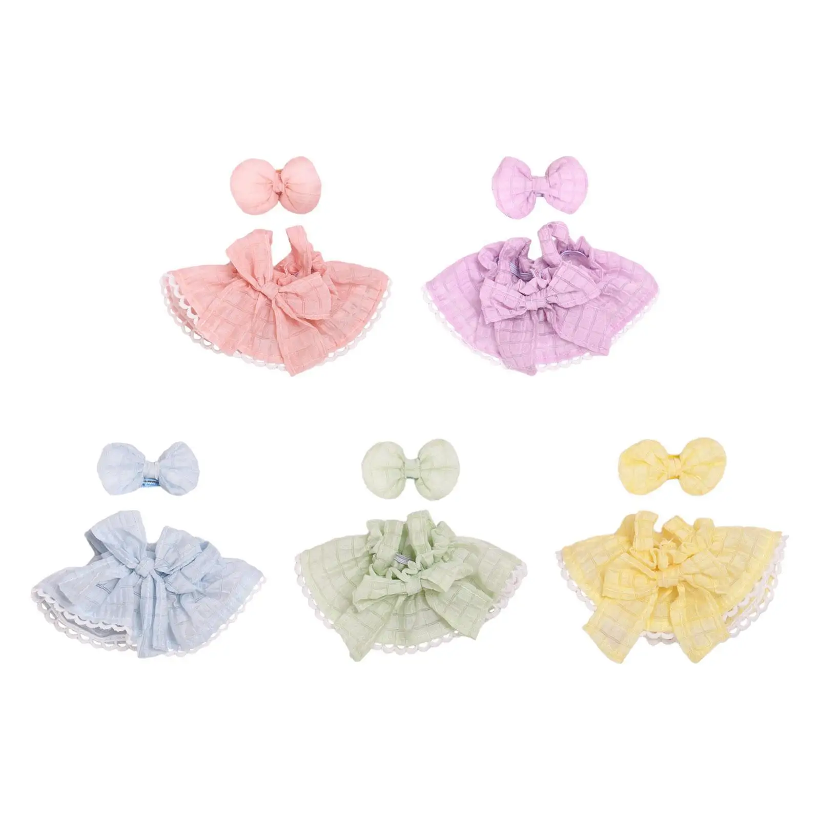 15cm Girl Doll Clothes Dress Kids Pretend Play Doll Accessories Handmade Clothing Costume Accessories Fashionable Doll Clothing