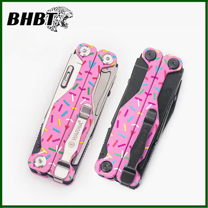 BHBT Ark Pliers G10 Donut Handle CNC Engraved Multi functional Folding Tool Pliers Outdoor Emergency Equipment