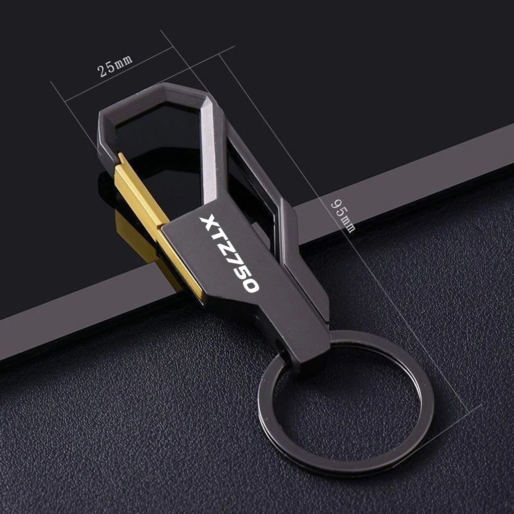 1PCS Motorcycle Metal Keychain Metal Keyring For YAMAHA XTZ750 XTZ 750 SUPER TENERE