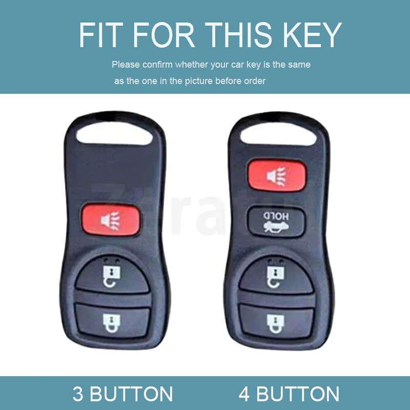 TPU Shell Fob For Infiniti FX35 EX35 FX45 QX56 G35 M45 I35 For Nissan Sentra Armada 350Z Altima Maxima Car Remote Key Case Cover