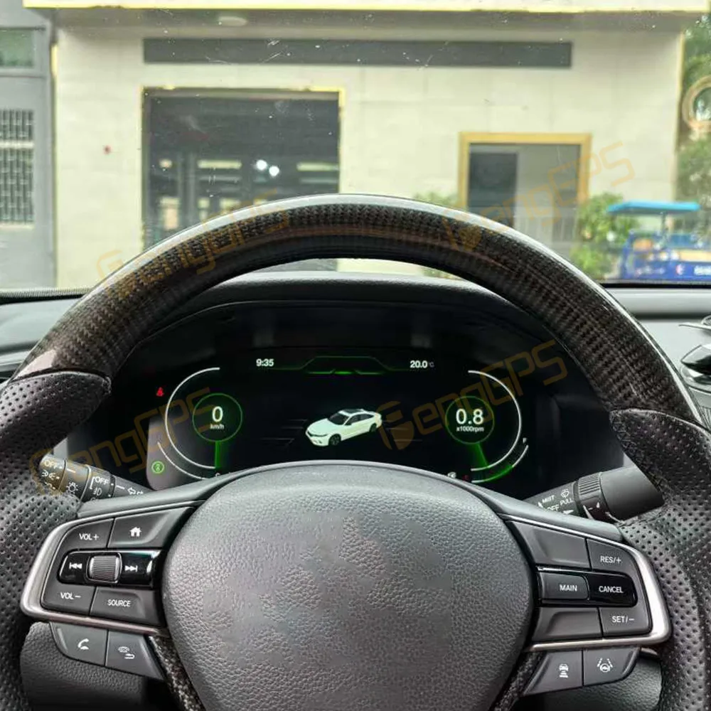 12.3 Inch Digital Cluster Odometer Screen For Honda Accord 10th Generation LCD Instrument Panel Virtual Cockpit Speed Meter