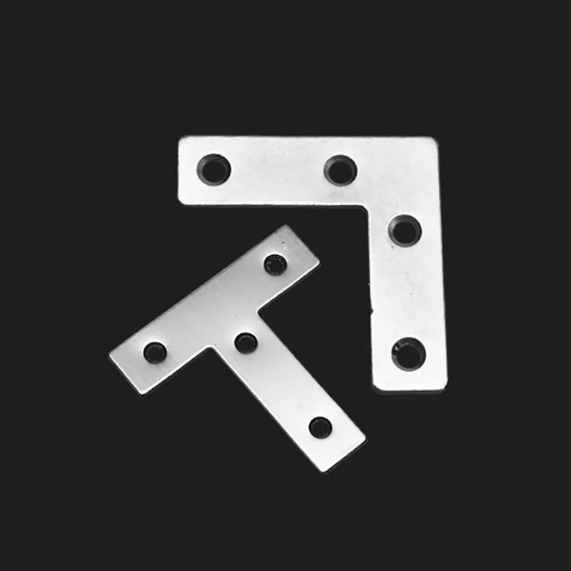 

L-shaped/T-shapedStainless steel Corner Code 90 Degree Right Angle Fixed Bracket Connector Furniture Bed Frame Cabinet Support