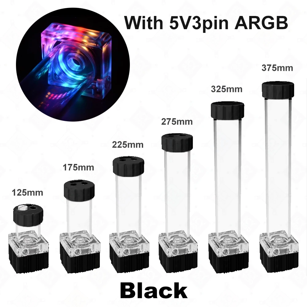 Reservoir uit één stuk met pomp FREEZEMOD RGB-watertank 650L/H Geïntegreerde PWM-snelheidsregelkop 3,5 meter stroom MOD PUB-EG6PD