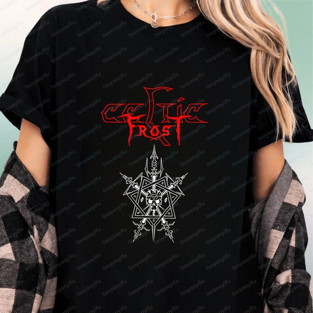 Celtic Frost - Summer Trend Original Streetwear Short-Sleeved Men's and Women's Universal Pattern Large-T-Shirt
