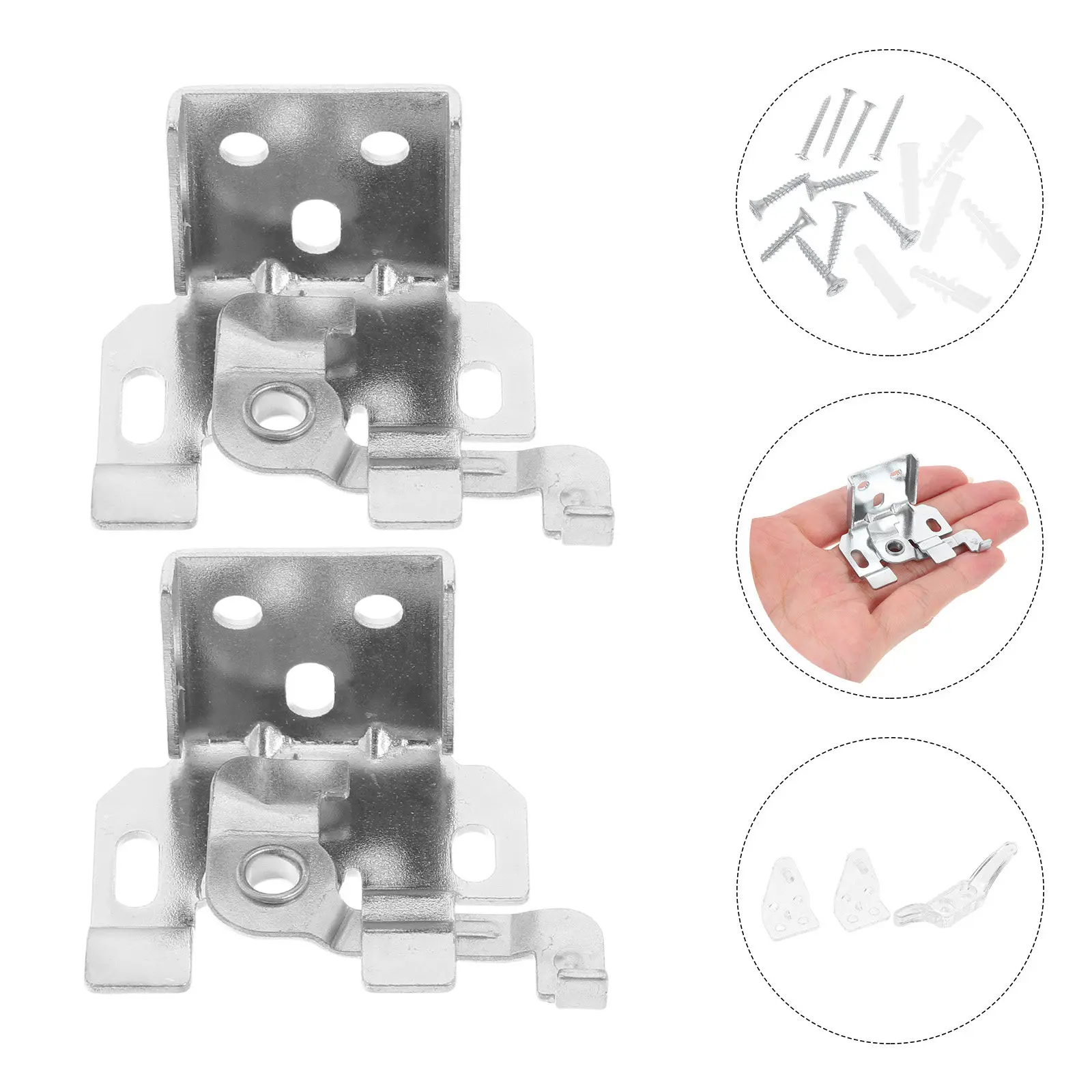 1 set 1 Set Windproof Blind Installation Kit Hooks Brackets Sandbag Fixings Roller Venetian Roman Shades Metal Holders