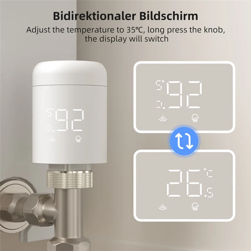 Leading-Tuya Wifi Smart TRV Thermostatic Radiator Valve Thermoregulator For Home Heating Smart Life