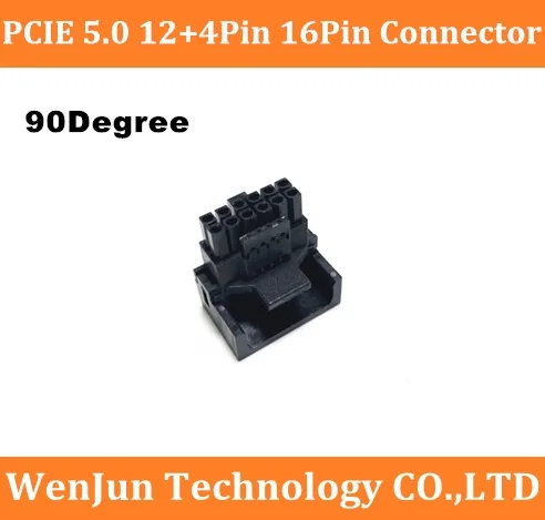 

black / white 90degree 12VHPWR Connector PCIE 5.0 12+4Pin 16Pin Connector Housing With terminal Pins Male