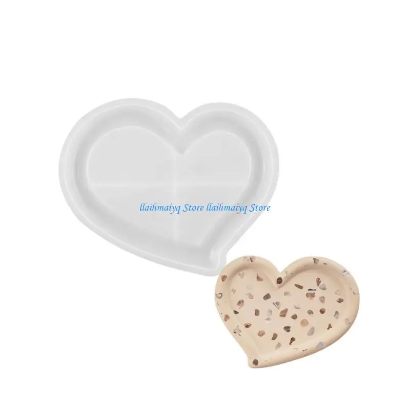 573B Silicone Crafting Mold Unique Heart Trays Moulds Decorative Moulds Silicone Texture for Enthusiasts and Makers