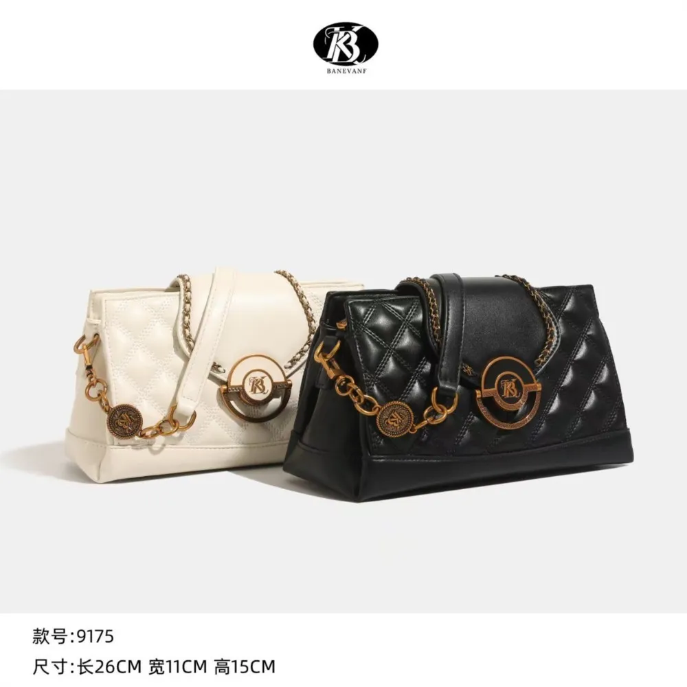 

KB brand women's bag 2025 New style high-end designer diamond-shaped chain underarm bag, fashionable single-shoulder crossbody