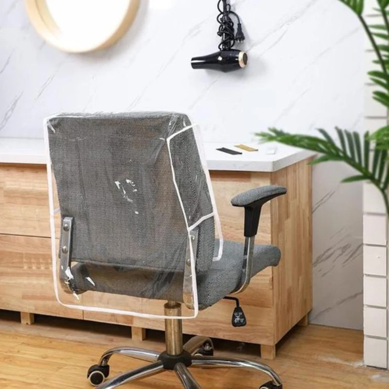 

Salon Chair Cover Protectors Clear Square Waterproof Hairdressing Chair Back Covers Fit Standard Salon Chairs And Office Chairs