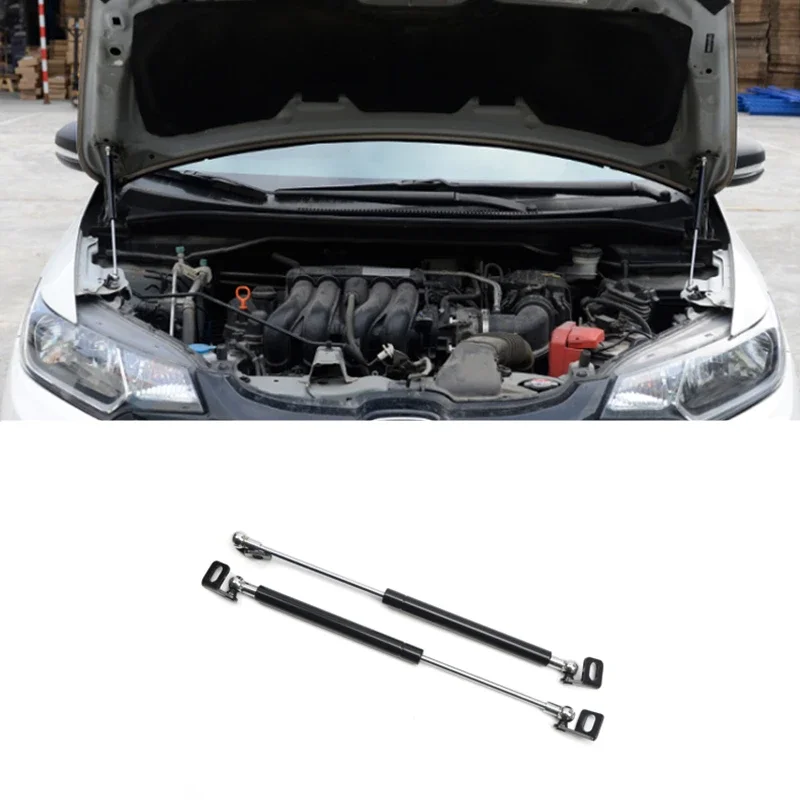 

For Honda Fit Jazz 2014-2019 Front Suspension Hood Struts Bonnet Spring Shocks Rod Lift Support Car Interior Accessories 2 PCS