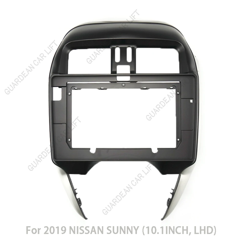 Untuk 2019 NISSAN SUNNY (10.1 inci, LHD) Radio mobil Fascias Android GPS MP5 pemutar Stereo 2 Din Unit kepala Panel Dash bingkai instalati